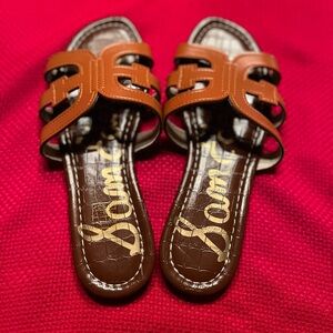 Sam Edelman Tan and Brown Loafers